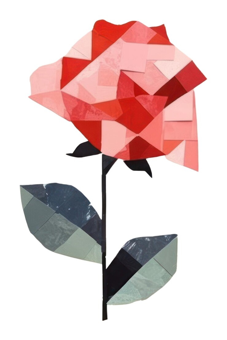 Papel de plantas de arte de rosas blancas de PNG