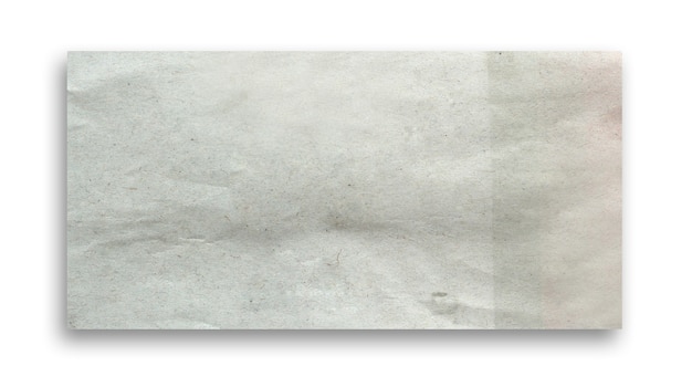 Papel rasgado em fundo branco com espaço de cópia para o texto