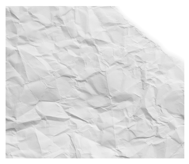 papel rasgado sobre fondo blanco