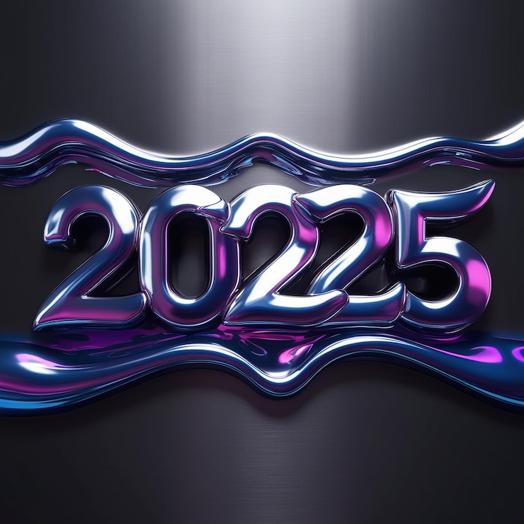 Foto papel tapiz para el año nuevo de 2025