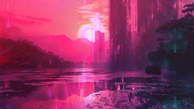 El papel tapiz de arte de glitch