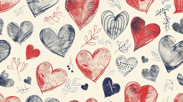 El papel tapiz del corazón del amor
