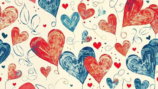 El papel tapiz del corazón del amor