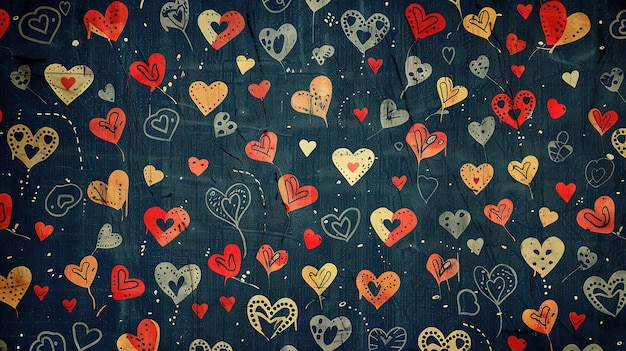 El papel tapiz del corazón del amor