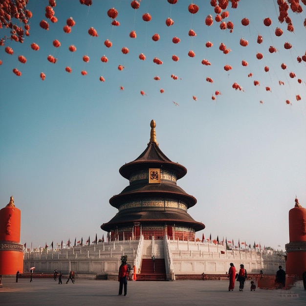 Papel tapiz del Día de la República Popular de China