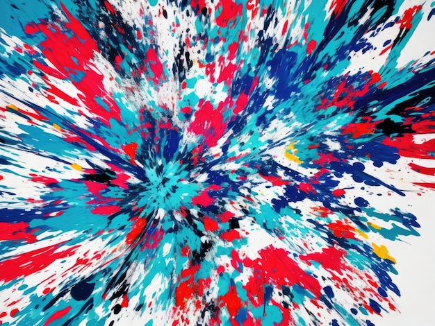 Papel tapiz floral abstracto y salpicado