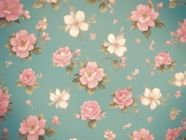 Foto papel tapiz floral dulce