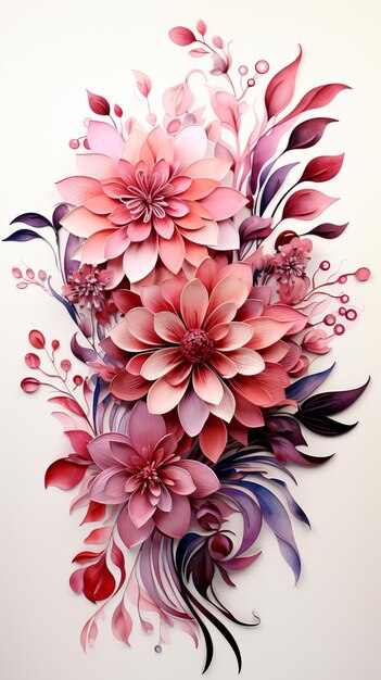 papel tapiz de fondo de flores rosadas