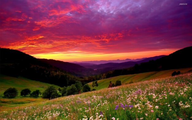 Foto el papel tapiz de fondo de la naturaleza hermosa