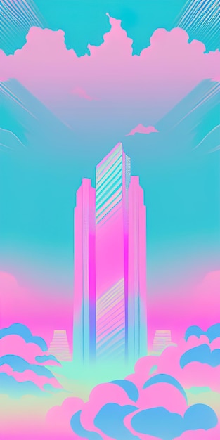 El papel tapiz de fondo de Vaporwave