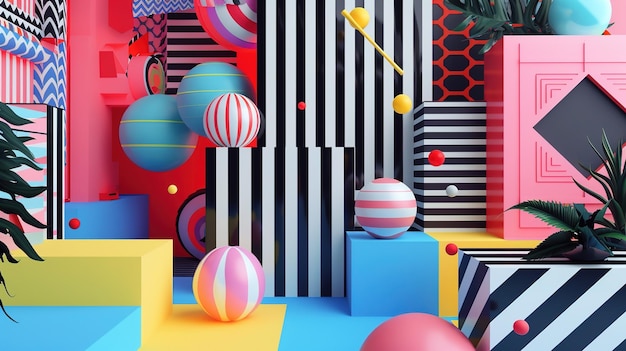 papel tapiz de forma geométrica