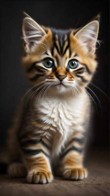 El papel tapiz de la fotografía del gato es lindo.