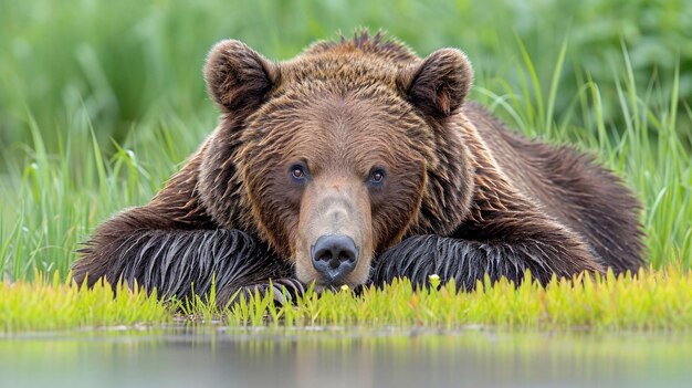 El papel tapiz de HD 8K del oso Imagen fotográfica de stock