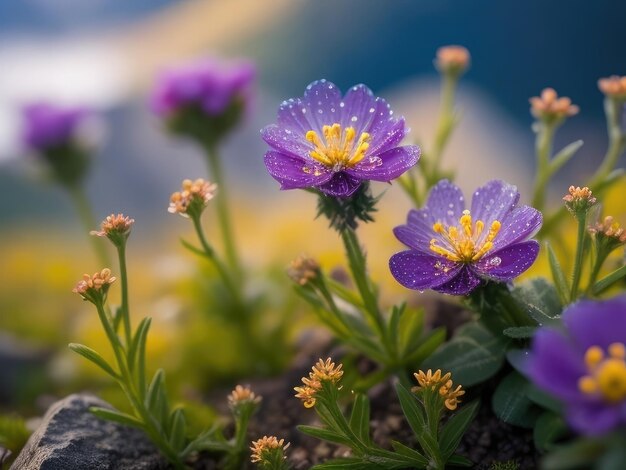 El papel tapiz de las hermosas flores silvestres