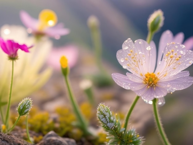 El papel tapiz de las hermosas flores silvestres