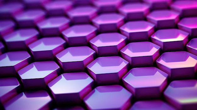 papel tapiz de hexágono púrpura Ilustración conceptual digital de la pintura