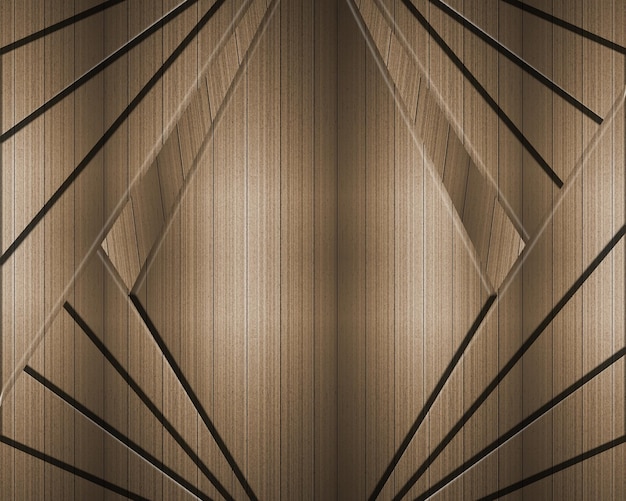 Papel tapiz de madera marrón abstracto 3d para decoración de paredes interiores