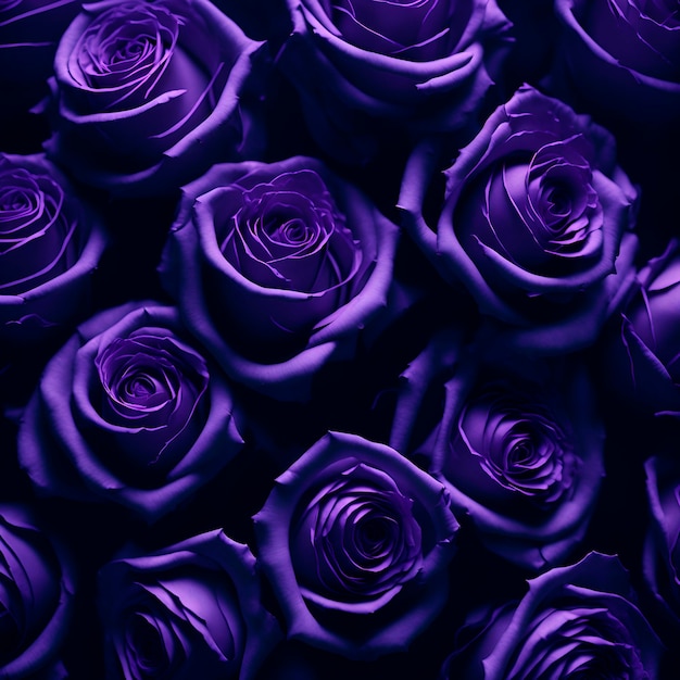 Un papel tapiz morado con la palabra rosas.