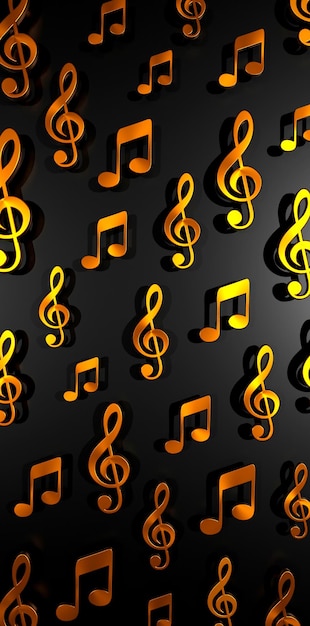 El papel tapiz móvil de las citas musicales