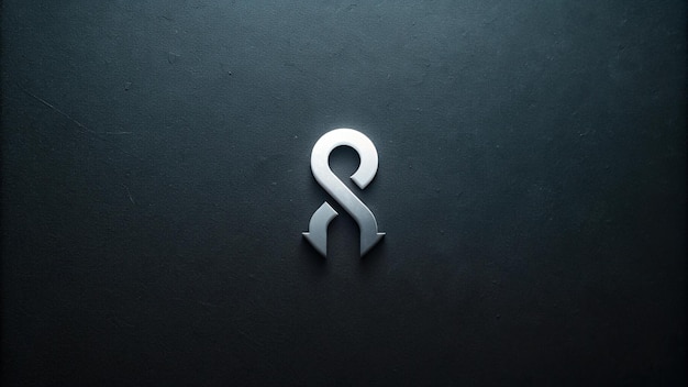 papel tapiz oscuro con el logotipo de la letra