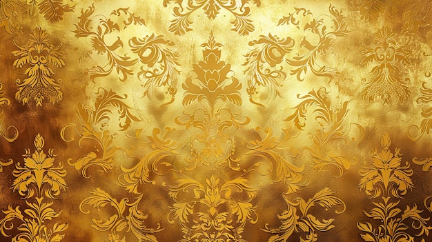 papel tapiz de patrón dorado