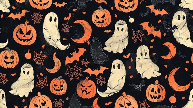 papel tapiz con patrón de halloween
