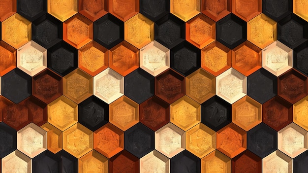 papel tapiz con patrón hexagonal