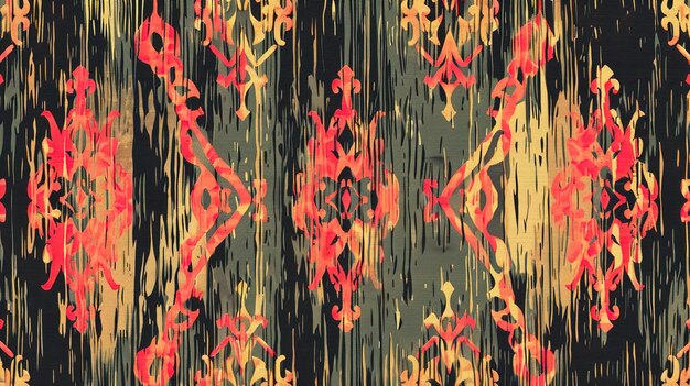 papel tapiz con patrón de ikat