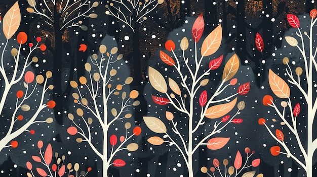 papel tapiz de patrón de invierno