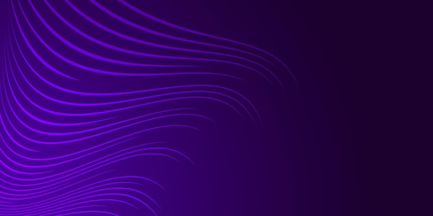 papel tapiz púrpura oscuro líneas curvas brillantes conceptos coloridos tecnología digital moderna
