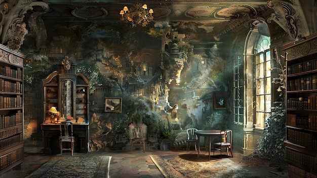papel tapiz de la sala de arte