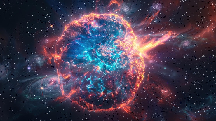 Foto el papel tapiz de la supernova