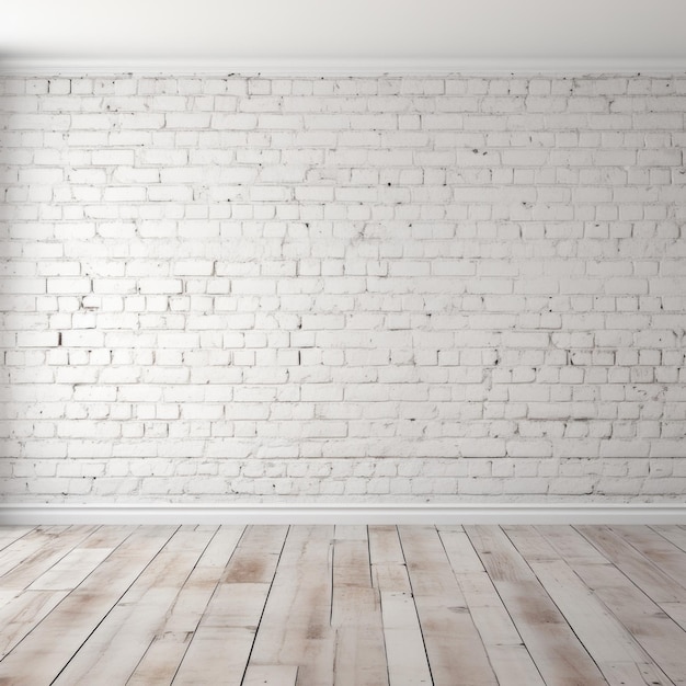 papel tapiz de textura de pared de ladrillo blanco con un espacio de copia