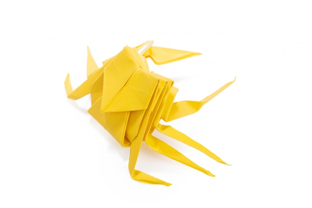 Papeles de origami de cerca