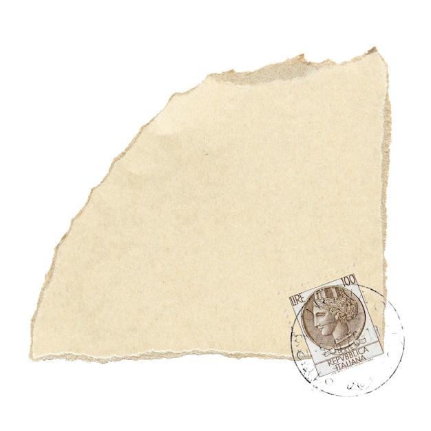 Papierstück png-Aufkleber zerrissenes Papier durchsichtiger Hintergrund