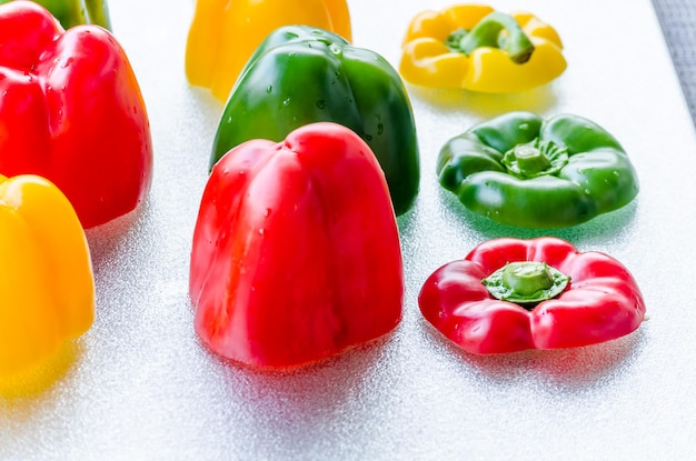 Paprika auf dem Tisch
