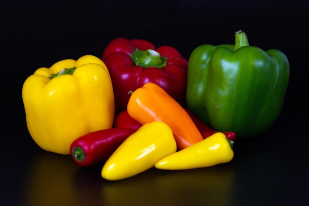 Paprika bunt für Diät, Salat und Gewichtsverlust