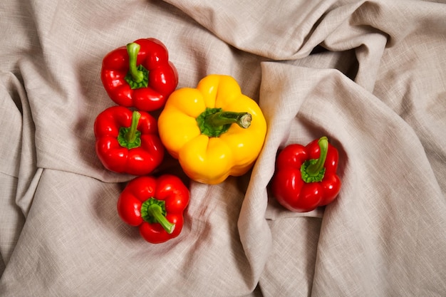 Paprika frisches buntes Gemüse