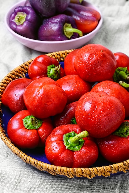 Paprika in der Schale