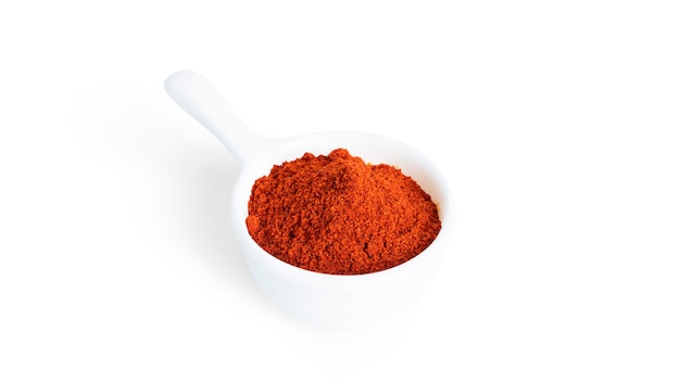 Paprika isoliert. Gewürze.