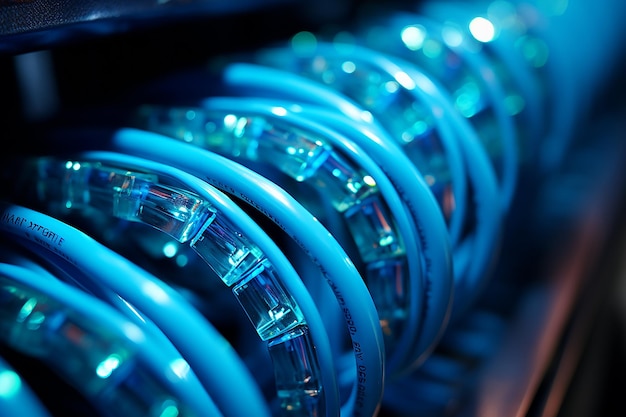 El paquete de cables de computadora azules de Tech Tangle