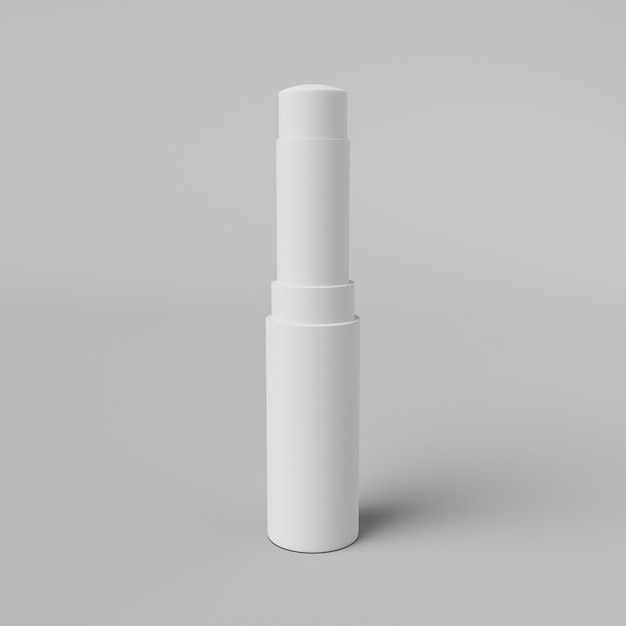 Paquete cosmético para imágenes publicitarias. Render 3D.