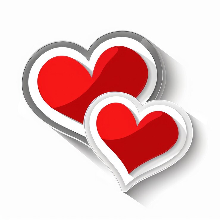 un par de corazones que son hechos por la compañía de la compañía