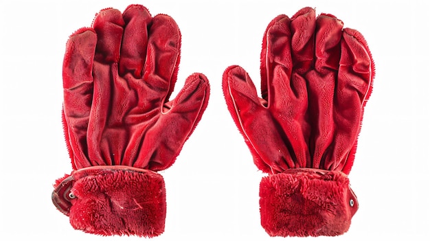 Foto un par de guantes con guantes que dicen guantes