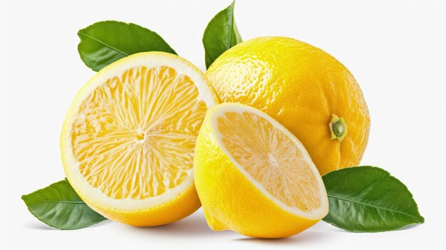 Un par de limones frescos