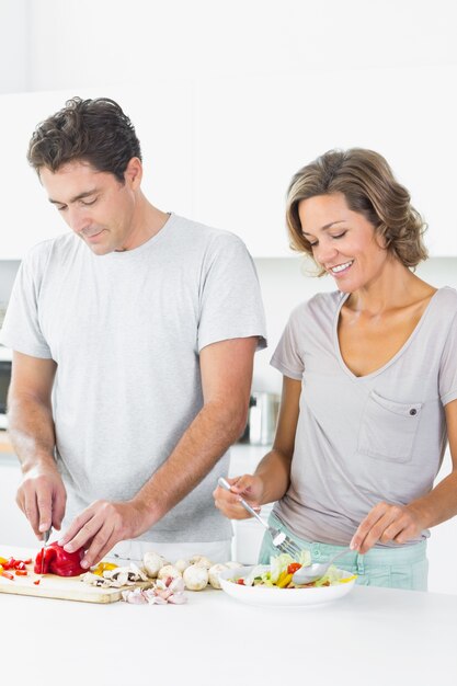 Par preparar una ensalada