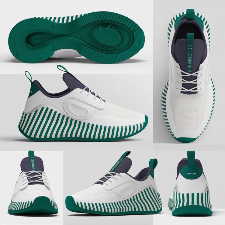 un par de zapatillas adidas con el número 3 en ellas