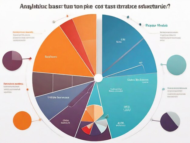 para analisar a estrutura de custos em um gráfico circular, incluir fatores como a produção