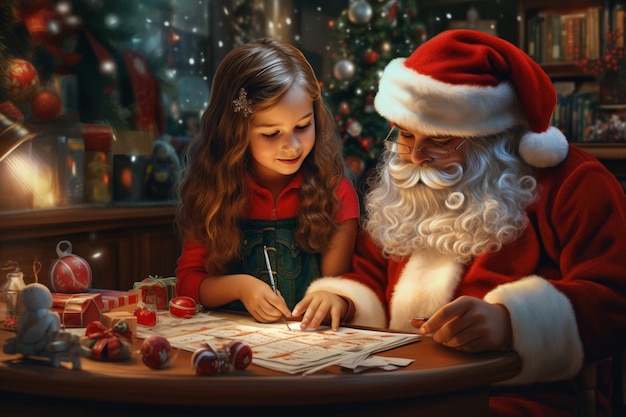 Para celebrar o Natal, as crianças escreveram ansiosamente cartas ao Papai Noel prometendo ser do melhor comportamento em troca dos presentes desejados.