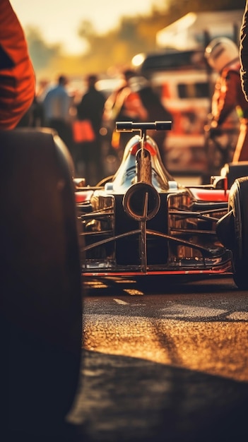 Parada en boxes de Fórmula 1 IA generativa